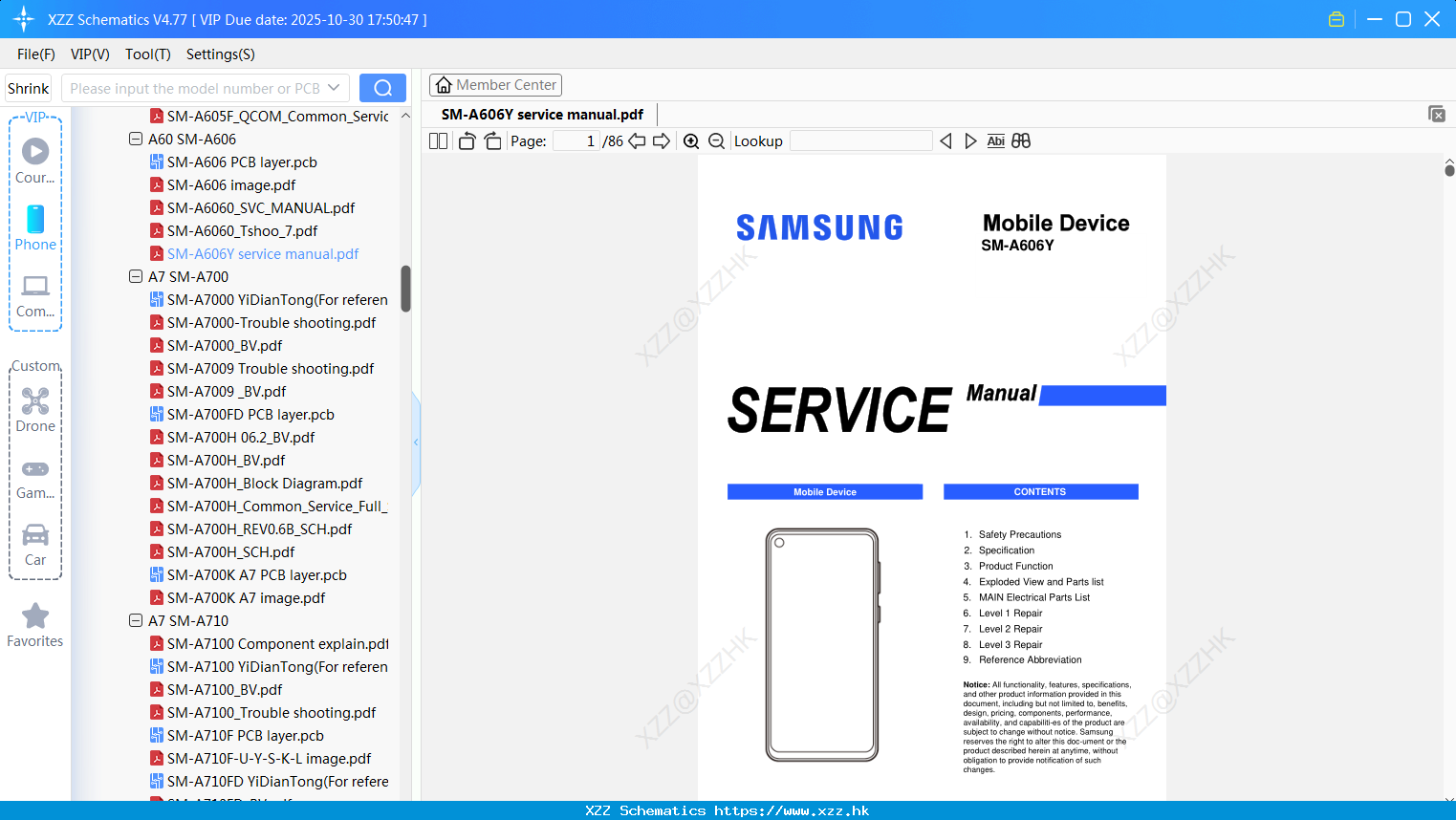 Samsung SM-A606Y Service Manual
